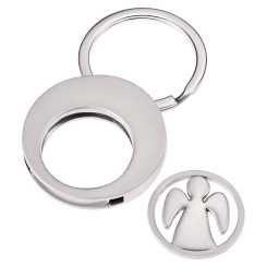 Schlüsselanhänger - Engel mit Einkaufschip 