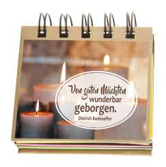 Haftnotizen-Set - Kerzen - Von guten Mächten wunderbar geborgen 