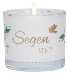 Leuchtglas 6 cm - Segen für dich 
