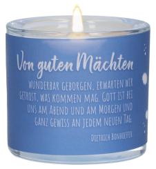 Leuchtglas 6 cm - Von guten Mächten 