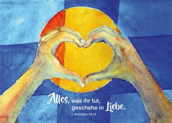 Postkarte - Jahreslosung 2024 - Friese 