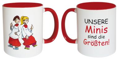 Tasse - Ministranten - Wir Minis sind die Größten 