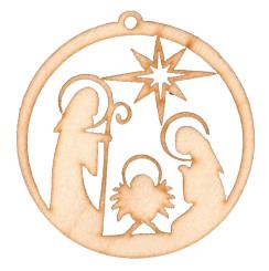 Weihnachtsanhänger Krippe 