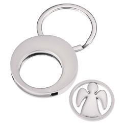 Schlüsselanhänger - Engel mit Einkaufschip 