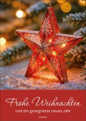 Weihnachtsheft A6 - Frohe Weihnachten und ein gesegnetes neues Jahr 