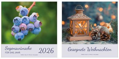 Kalender 2026 - Segenswünsche für das Jahr 