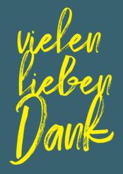 10er-Set Postkarten - vielen lieben Dank! 