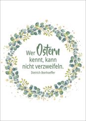 Blumensamen-Karte - Osterkranz 