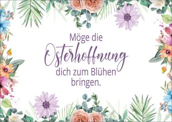 Blumensamen-Karte - Osterhoffnung 