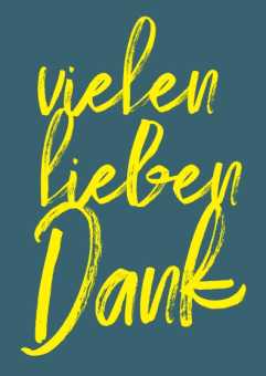 10er-Set Postkarten - vielen lieben Dank! 