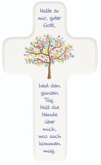 Holzkreuz 18 x 11 cm - Händebaum 