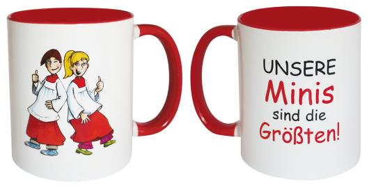 Tasse - Ministranten - Wir Minis sind die Größten 