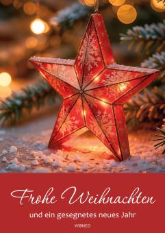 Weihnachtsheft A6 - Frohe Weihnachten und ein gesegnetes neues Jahr 