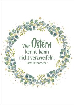 Blumensamen-Karte - Osterkranz 